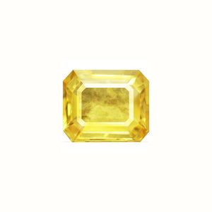 Yellow Sapphire  Emerald Cut 1.84 cts.