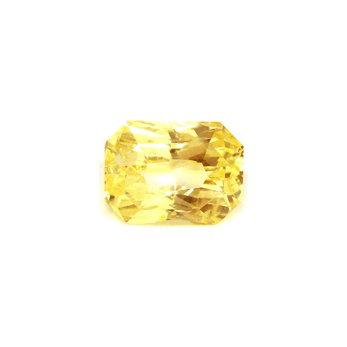 Emerald Cut Yellow Sapphire Untreated 2.16  cts.