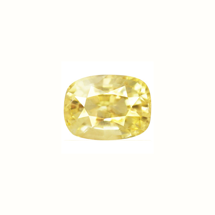 Yellow Sapphire Cushion  Untreated 1.10 cts.