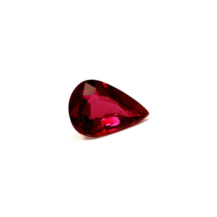 Ruby Pear GIA Certified Untreated 2.07  cts