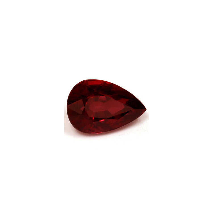 Ruby Pear GIA Certified Untreated  1.09 cts.