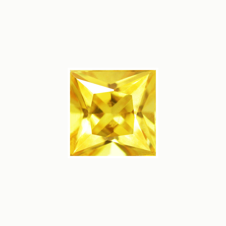 Yellow Sapphire Square  0.94  cts.
