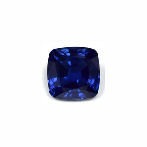 BLUE SAPPHIRE Cushion GIA Certified 3.00 cts.