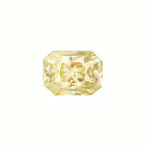 Yellow Sapphire   Emerald Cut Untreated 1.23 cts.