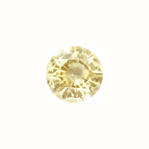 Yellow Sapphire Round Untreated 0.91  cts.