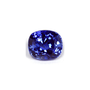 BLUE SAPPHIRE GIA Certified 4.49 cts. Cushion