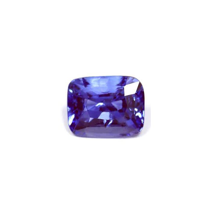 BLUE SAPPHIRE GIA Certified 5.68 cts. Cushion