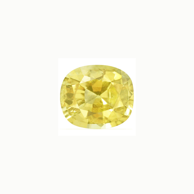 Yellow Sapphire Cushion Untreated 1.02 cts.