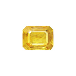 Yellow Sapphire  Emerald Cut 1.97 cts.