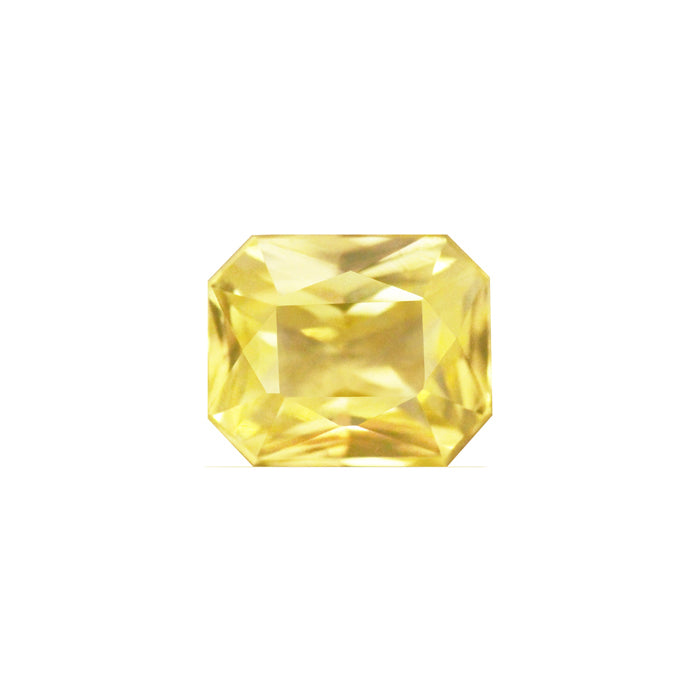 Yellow Sapphire  Emerald Cut Untreated 1.20 cts.