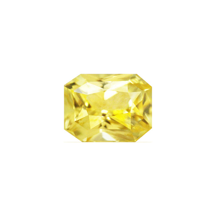 Yellow Sapphire   Emerald Cut Untreated 1.10 cts
