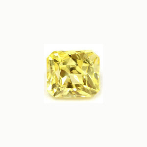 Yellow Sapphire Emerald Cut Untreated 1.01 cts.