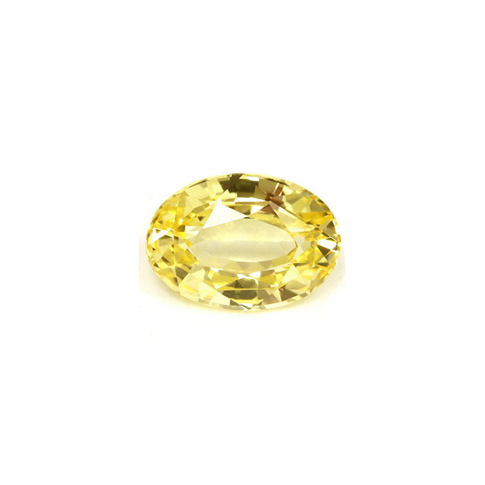 Yellow Sapphire Oval Untreated  1.58cts.