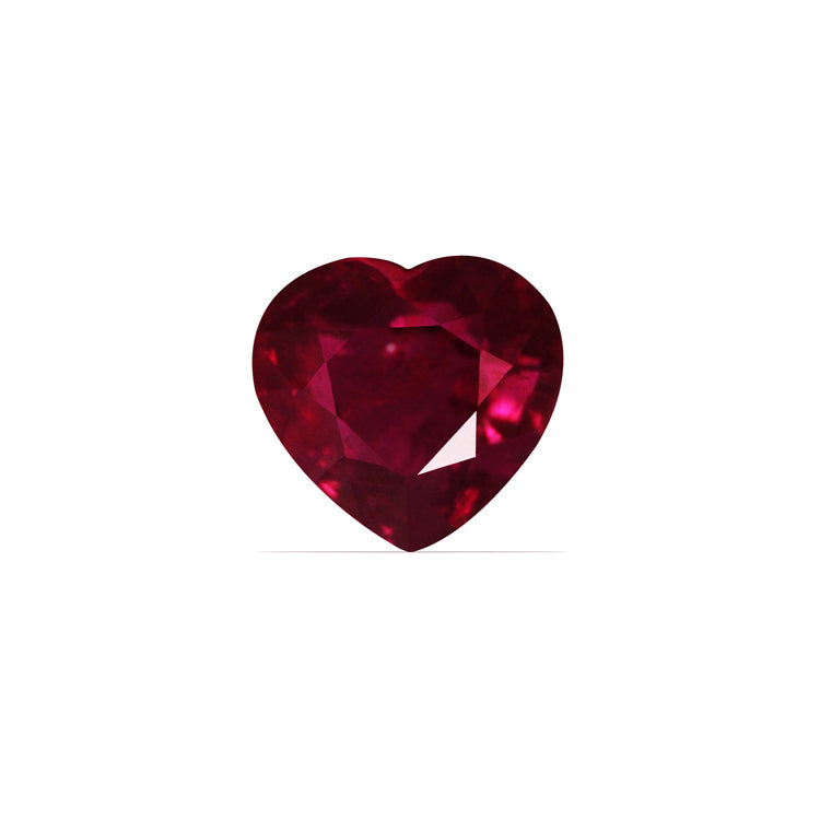 Ruby Heart GIA Certified Untreated 2.20  cts.