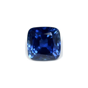 BLUE SAPPHIRE GIA Certified 3.95 cts. Cushion