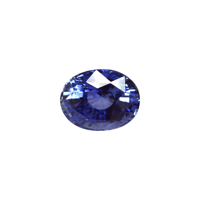 BLUE SAPPHIRE GIA Certified 5.12  cts. Oval