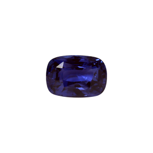 BLUE SAPPHIRE GIA Certified 4.15 cts. Cushion