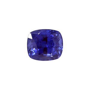 BLUE SAPPHIRE  GIA Certified 6.04 cts. Cushion