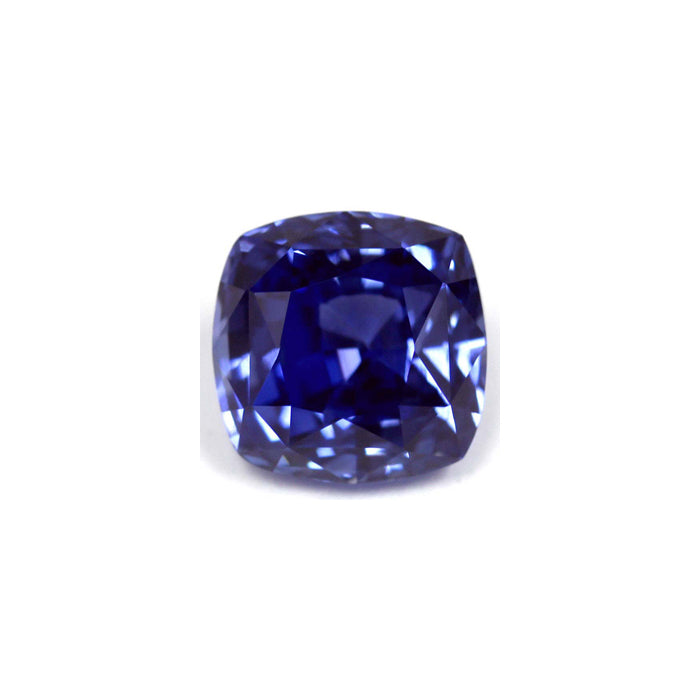 BLUE SAPPHIRE GIA Certified 6.38 cts. Cushion