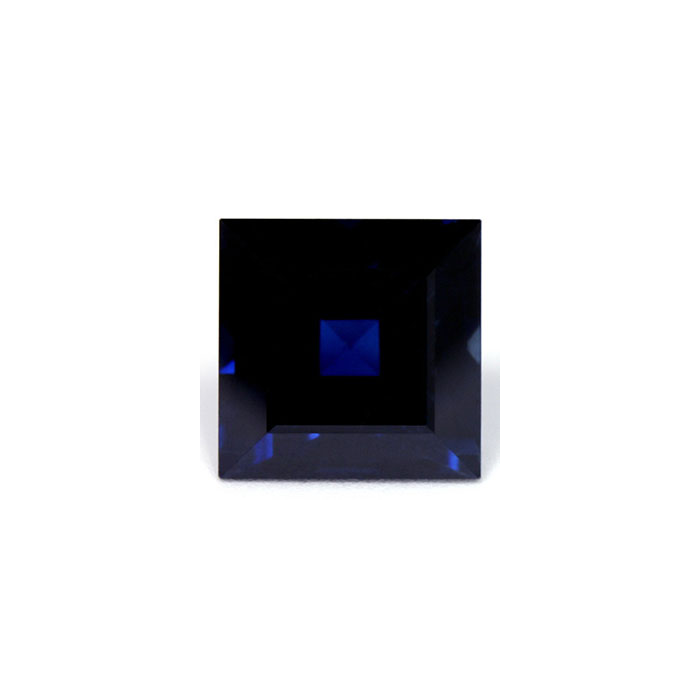 BLUE SAPPHIRE GIA Certified 6.97 cts.  Square