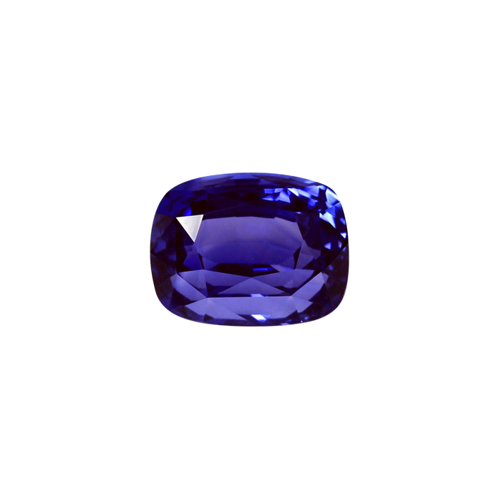 BLUE SAPPHIRE Cushion GIA Certified 7.17  cts.