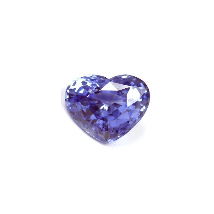 BLUE SAPPHIRE GIA Certified 7.61 cts . Heart