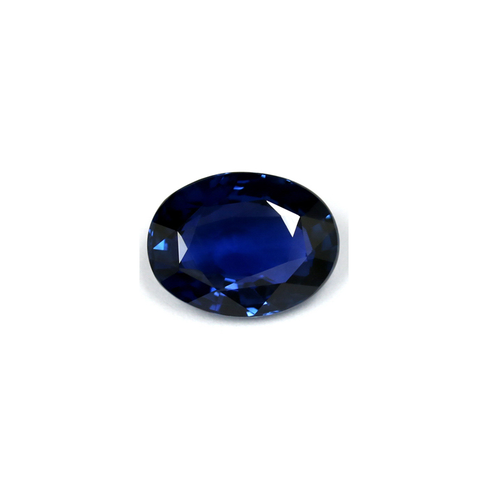 BLUE SAPPHIRE GIA Certified Untreated 3.54 cts.  Oval