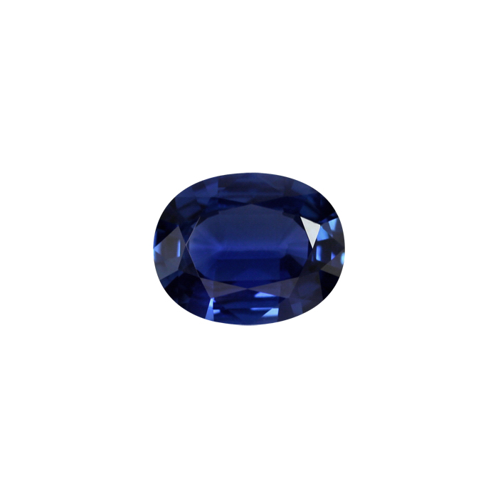 BLUE SAPPHIRE GIA Certified Untreated 3.92 cts. Oval