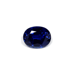 BLUE SAPPHIRE GIA Certified Untreated 3.37 cts. Oval