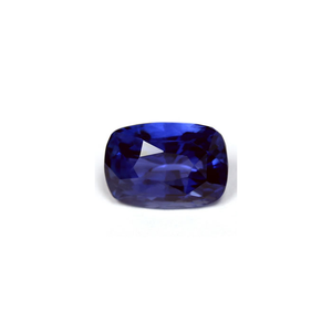 BLUE SAPPHIRE GIA Certified Untreated 4.22 cts. Cushion
