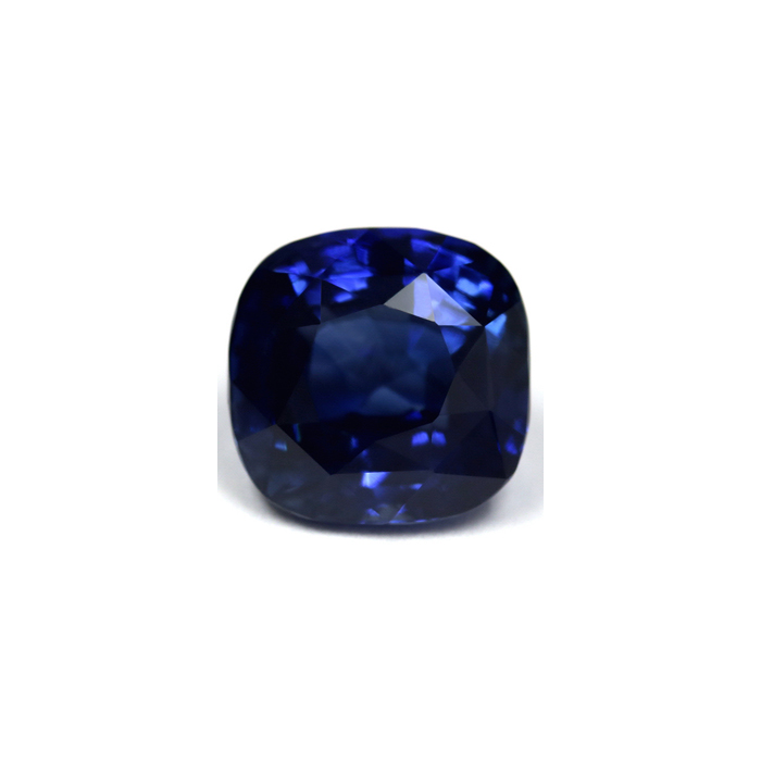 BLUE SAPPHIRE GIA  Certified Untreated 4.60  cts. Cushion