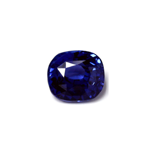 BLUE SAPPHIRE GIA Certified Untreated 5.06 cts. Cushion
