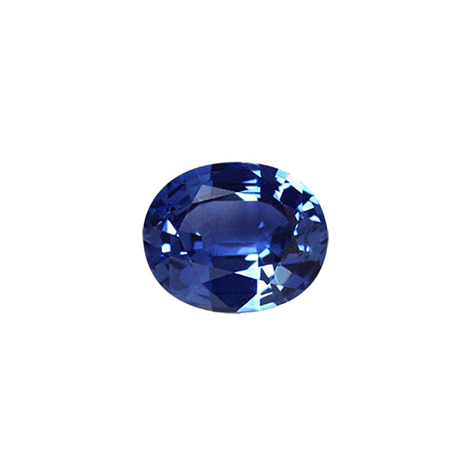 BLUE SAPPHIRE GIA Certified Untreated 5.11 cts. Oval