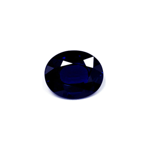 BLUE SAPPHIRE GIA Certified Untreated 5.13 cts. Oval