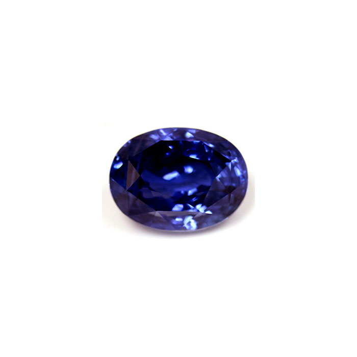 BLUE SAPPHIRE GIA Certified Untreated 5.18 cts. Oval