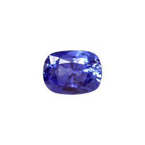 BLUE SAPPHIRE GIA Certified Untreated 5.34 cts. Cushion