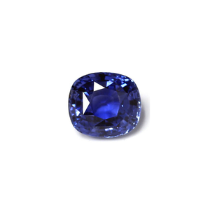 BLUE SAPPHIRE GIA Certified Untreated 5.47 cts. Cushion
