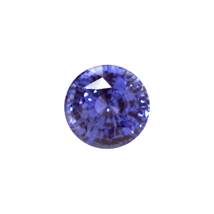 BLUE SAPPHIRE GIA Certified Untreated 5.09 cts. Round