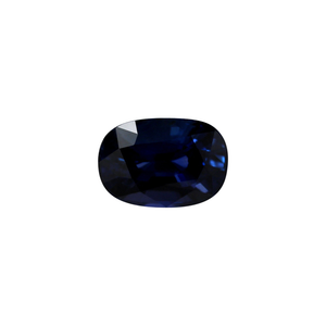 BLUE SAPPHIRE GIA Certified Untreated 7.07 cts. Cushion