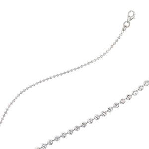 Moon Bead Pave  Chain