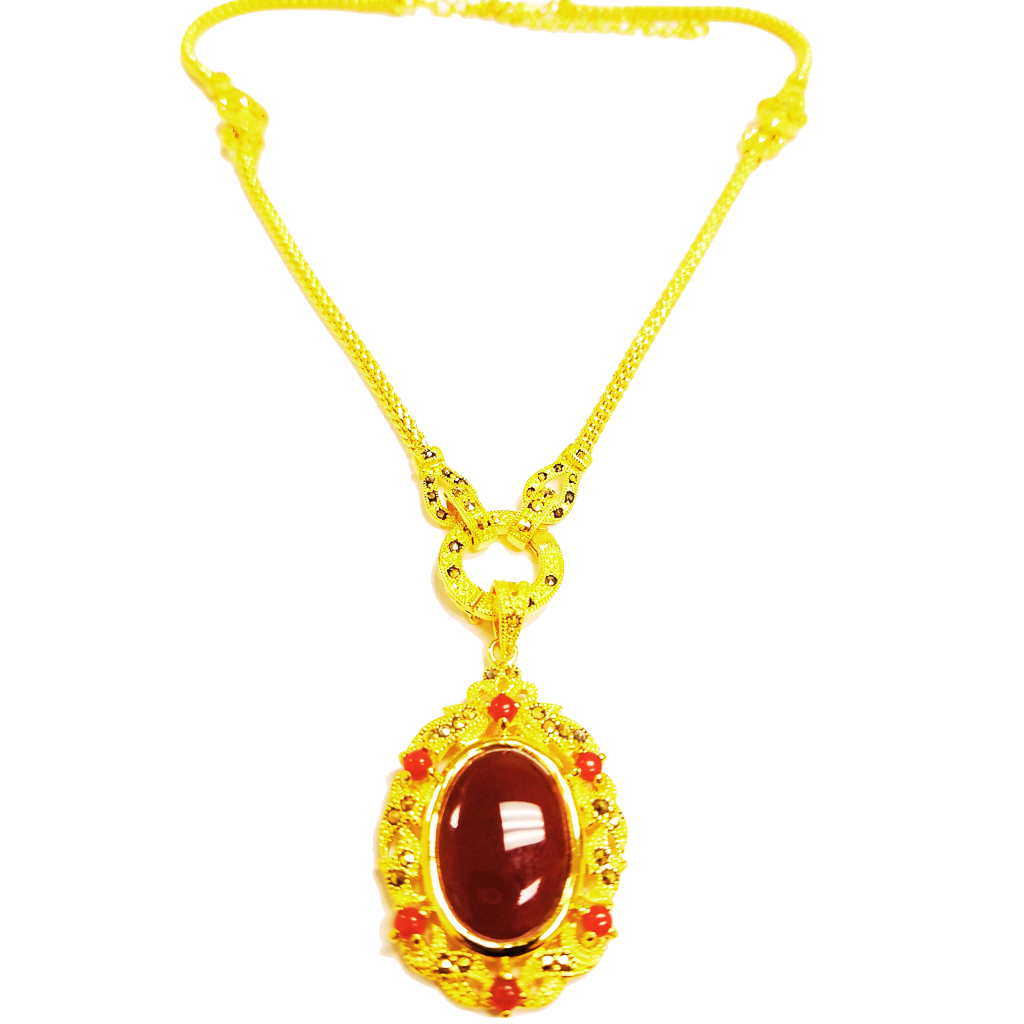 Carnelian Removable Pendent Two In One
