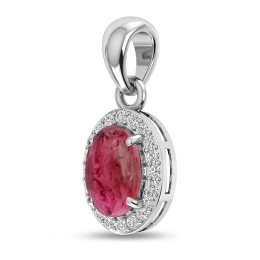 Round Tourmaline Pendant