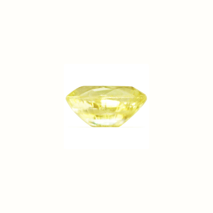 Yellow Sapphire Oval Untreated 1.21  cts.