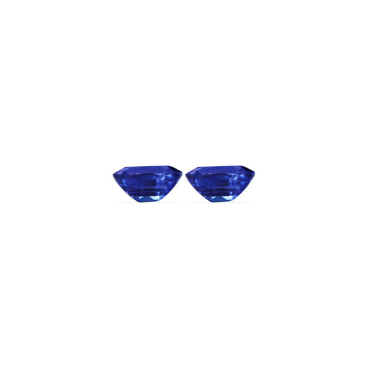 BLUE SAPPHIRE GIA Certified Untreated 5.56 cttw. Oval  Matched Pair