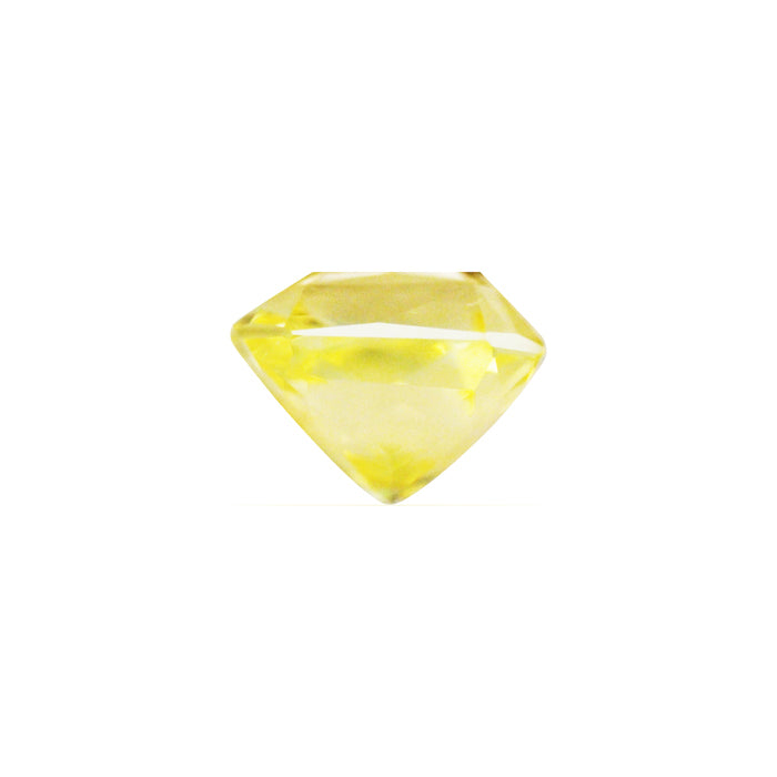 Yellow Sapphire Emerald Cut  GIA Certified Untreated 3.34 cts.