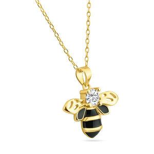 Busy Bee Black Enamel