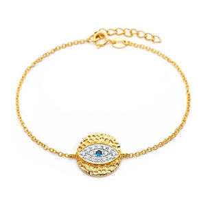 Gold Evil Eye Bracelet