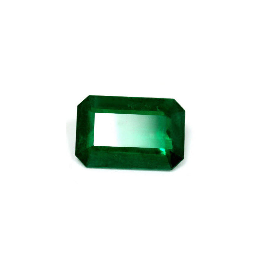 Green Emerald Cut Emerald GIA Certified 9.78 cts.