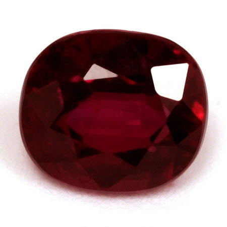 Ruby Cushion  GIA Certified Untreated 1.12 cts.