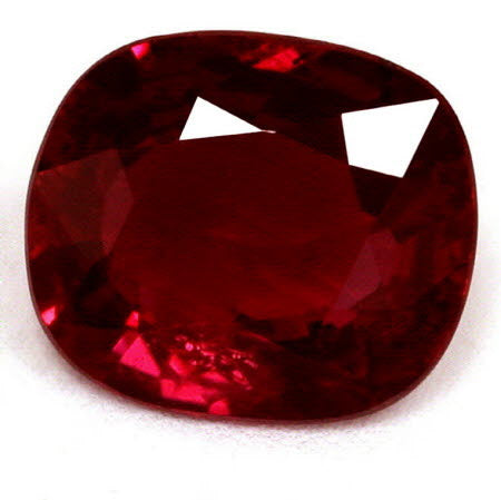 Ruby  Cushion GIA Certified Untreated 1.09 cts.
